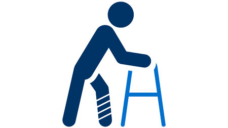 The main consequence of falls is the loss of autonomy